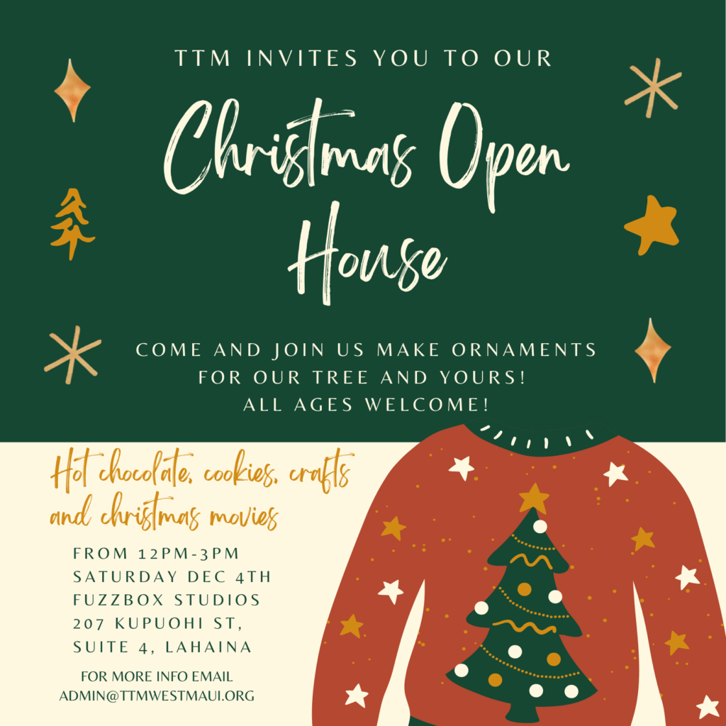 TTM Christmas Open House
