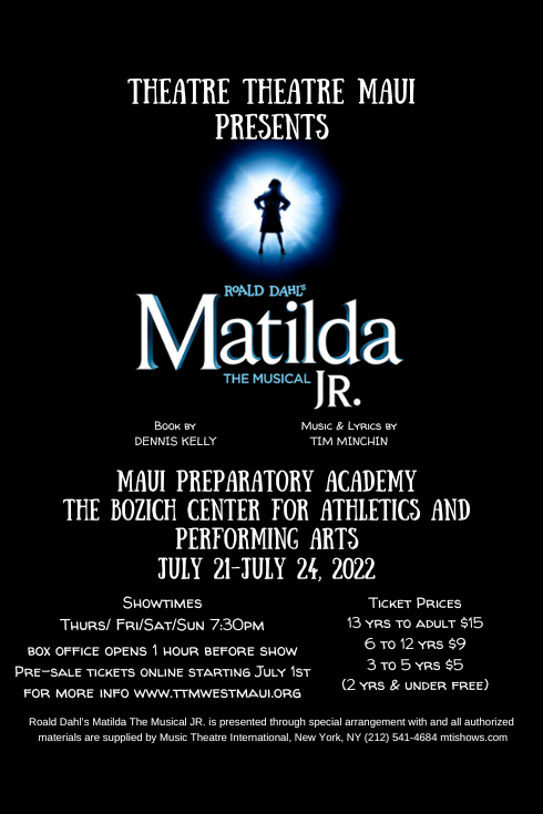 Join us for “Matilda Jr.”